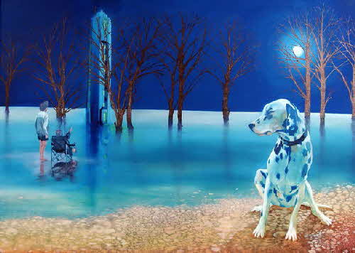 Bezoekers water tpwer Bezoekers water tpwer