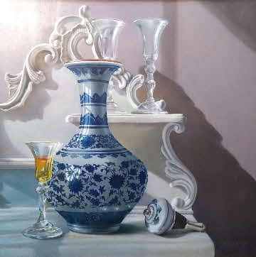 ceramic vase still life