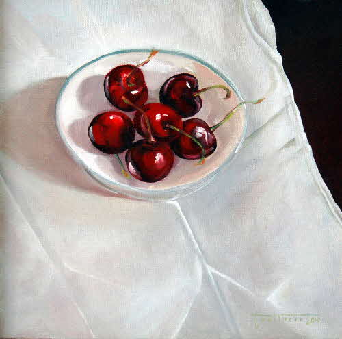cherries in the morning by tonkinson-art cherries in the morning by tonkinson-art