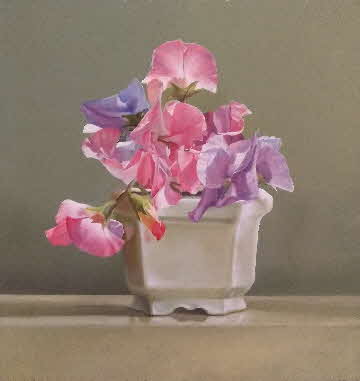 still life sweetpeas
